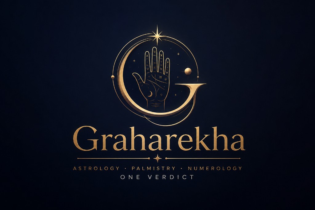 GrahaRekha — astrology, palmistry, numerology. One verdict.